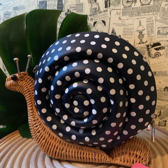 Kate spade enchanted wicker snail crossbody coin - Picture 8 of 16